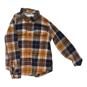 Old a navy flannel shirt size small 6-7 years
